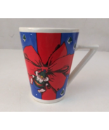 Christmas Mouse Santa&#39;s Helper Bow Wrapping 4.75&quot; Coffee Cup Mug - $9.89