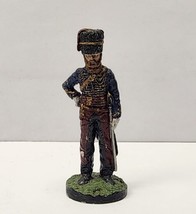 1981 Franklin Mint Officer 11th Hussars 1854 Soldier Figure - $19.34