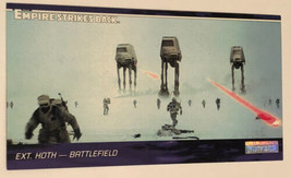 Empire Strikes Back Widevision Trading Card 1995 #34 Hoth Battlefield - $3.95