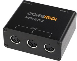 Midi Merge-3 Midi Input 2 Midi Output Support Usb Power Merge-3 - $58.99