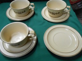 PFALTZGRAFF &quot;Village&quot;  3 Cups and Saucers &amp; 1 FREE Saucer - $10.11