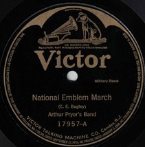 Arthur Pryor&#39;s Band 78 National Emblem March / Garde du Corps March EE- SH1 - £5.40 GBP