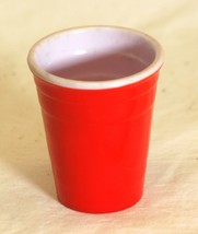 Red Solo Whiskey Shot Glass Pub Bar Barware Novelty - $9.89