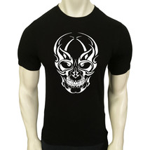 Nwt Death Skull Dark Horror Scary Gothic Men&#39;s Halloween T-SHIRT Size S M L Xl - £10.74 GBP