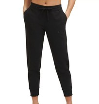 DKNY Womens Relaxed Embellished Joggers, Small, Black - £53.99 GBP