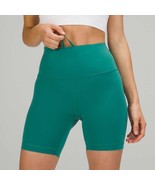 Lululemon Wunder Train High-Rise Shorts 6&quot;  in Teal Lagoon Color size 2 - $37.22