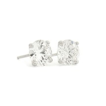 GIA Round Diamond Stud Earrings 14K White Gold 4-Prong Martini, 1.95 CTW - £20,638.23 GBP