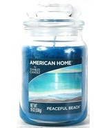 1 Count American Home By Yankee Candle 19 Oz Peaceful Beach Scented Glas... - $29.99