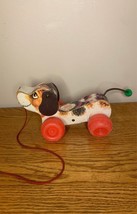 Vintage Fisher Price 1968 Canada Little Snoopy Pull Toy VTG - $9.50