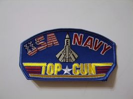 U.S. NAVY TOP GUN CAP/JACKET PATCH VA9-4 - $4.36