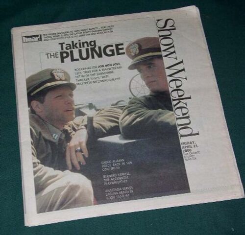 BON JOVI SHOW NEWSPAPER SUPPLEMENT VINTAGE 2000 - $24.99