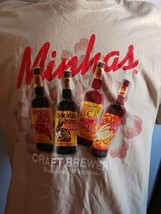 Minhas Craft Brewery Monroe Wisconsin Artisans T Shirt Size M Medium - £11.86 GBP