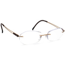 Silhouette Eyeglasses 7661 20 6052 Titan Gold/Brown Rimless Austria 51[]... - £78.68 GBP