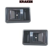 Inside Door Handles For Toyota Truck 4 Runner 1995 Left Right Front Pair Black - $23.33