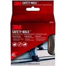 3M Safety-Walk Slip Resistant Tape, Black, 610B-R4X180, 4" x 15' - $38.24