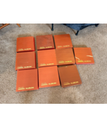 LOT of 10 BROWN REALISTIC CASSETTE ALBUM Case Holder w/ Ampex Tapes ! 12... - $3,611.11 MXN