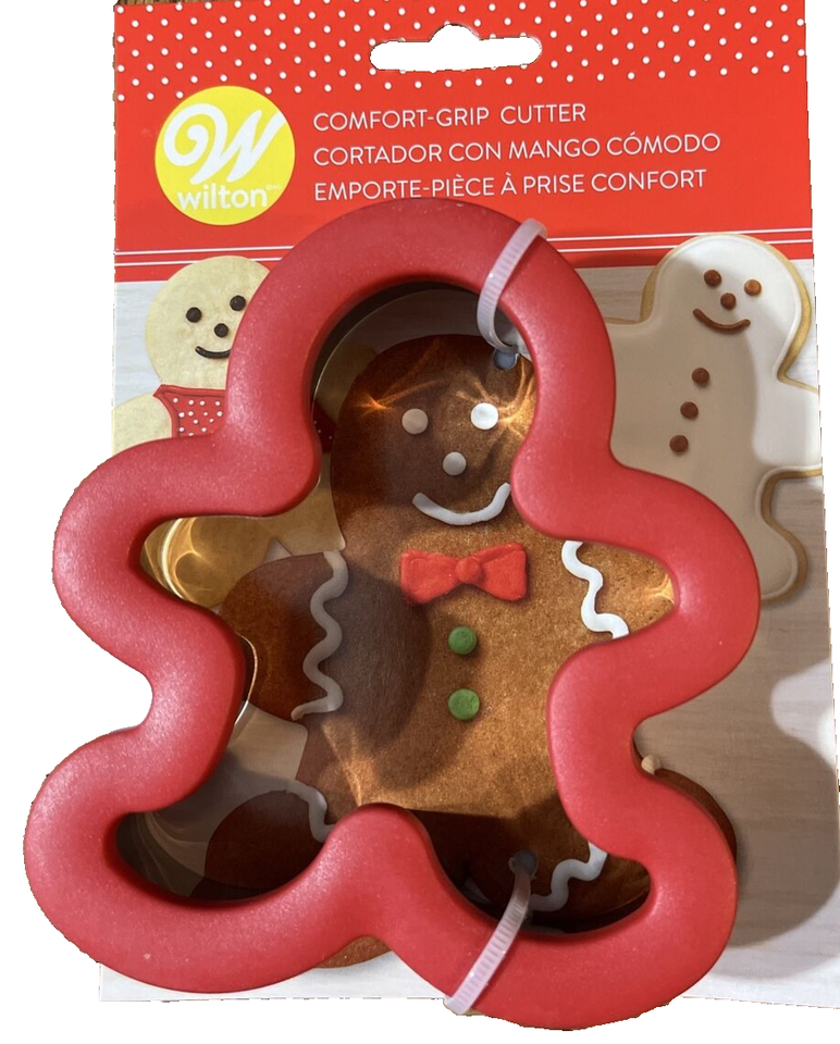 Gingerbread Christmas/Holiday Wilton Comfort Grip Cookie Cutter-Brand Ne... - $24.63