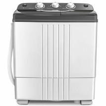 20lbs Compact Mini Portable Twin Tub Washing Machine Washer Spain Spinner - $253.64