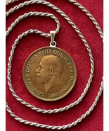 Great Britain coin pendant necklace  - £74.53 GBP