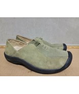 Keen XT0506 Olive Green Leather Slip On Walking Trail Shoes Size 7 Gentl... - $32.95