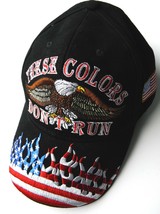 These Colors Don&#39;t Run Never Have Will Usa Flag Embroidered Baseball Cap Hat - £9.07 GBP