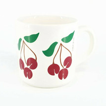 Vintage CHERRY Mug Cherries Made in Brazil Coffee Cup Retro Fruit Food Theme - £15.90 GBP