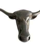 Hood Ornament Texas Bull Steer Longhorn Cow Wilton Emblem Hot Rod Vintag... - £98.34 GBP