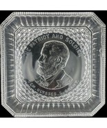 EAPG Historical Ulysses S. Grant Commemorative Square Glass Plate Bryce ... - £25.58 GBP