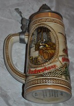 Budweiser King of Beers &quot;B&quot; series w Lid Stein Limited Ed. V Bavarian Fe... - £22.05 GBP