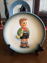 Decorative hand painted cabinet plate Hummel Schmid Park the Herald in c... - $35.00