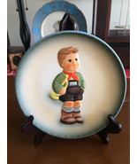 Decorative hand painted cabinet plate Hummel Schmid Park the Herald in c... - $666.27 MXN