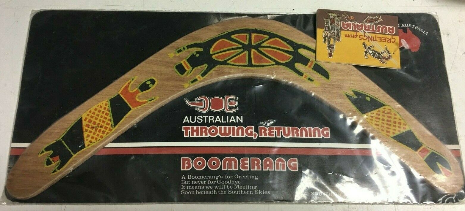 Australian boomerang wood aprox 13-1/4&quot; new - $13.86