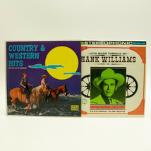 Hank Williams Slim Boyd And Country And Western Hits LP Lot Of 2 - £6.22 GBP