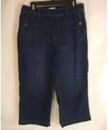 Croft &amp; Barrow Comfort Stretch Low Rise Pull-On Capri Jeggings Size Medium - €12,39 EUR