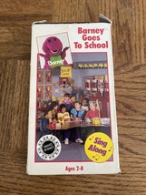 Barney Goes To School VHS Black Tape - $18.69