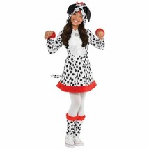 Dotted Doggy Costume Girls Toddler 3-4 Suit Yourself Dalmation Dog - £41.93 GBP