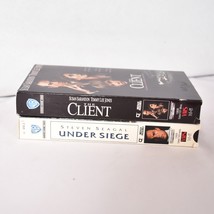 Lot of 2 VHS Movies The Client &amp; Under Siege - £6.82 GBP