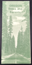 Vintage 1970s Oregon Trees &amp; Forest Travel Brochure Tourism Green State - $13.99