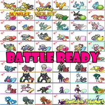 Battle Ready Legendary &amp; Mythical Pokemon Max Ivs Evs Scarlet Violet Fast Trade - £0.76 GBP+