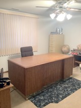 Mid Century modern Executive oak Desk - $1,200.00