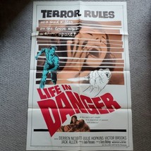 Life in Danger 1964 Original Vintage Movie Poster One Sheet NSS 64/31 - $24.74
