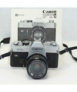 Canon FTb QL SLR Camera Lens Vivitar 28mm Wide Angle Tested Working &amp; Clean - $162.67