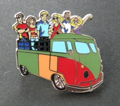 Vw Hippie Hippy Peace Bus Surfer Minibus Lapel Pin Badge 1 Inch - £4.50 GBP