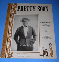 Pretty Soon Sheet Music Vintage 1924 Harry Fox Henry Waterson Inc. - £9.56 GBP