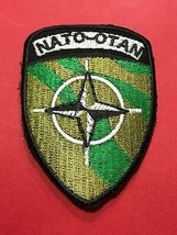MILITARY PATCH  NATO-OTAN BADGE SHOULDER PATCH INSIGNIA - £9.48 GBP