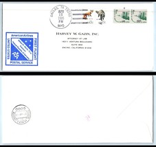 1985 US First Flight Cover - American Air, Dallas, TX to Frankfurt, GERMANY S7 - £1.97 GBP