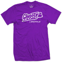 T-SHIRT GhostLifestyle &quot;LIFESTYLE&quot; LOGO AUTHENTIC Purple LIMITED GHOST Top - $20.35+