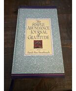 Simple Abundance Journal of Gratitude by Sarah Ban Breathnach (1996, Har... - $273.15 MXN