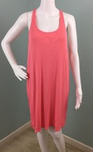 NWT Women&#39;s Splendid Bright Coral Pink Twist Back Tank Dress Sz M Medium - $36.62