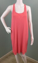 NWT Women&#39;s Splendid Bright Coral Pink Twist Back Tank Dress Sz M Medium - £28.81 GBP